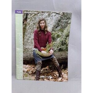 Blackstone Tweed Berroco Knitting Book Volume 288 Patterns Sweater Dress Scarf